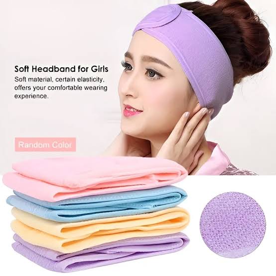 Spa Facial Headband, Makeup Hair Band, Facial Headbands for Women - Adjustable Multi-color Makeup Facial Towel Hair Wrap Facial Band