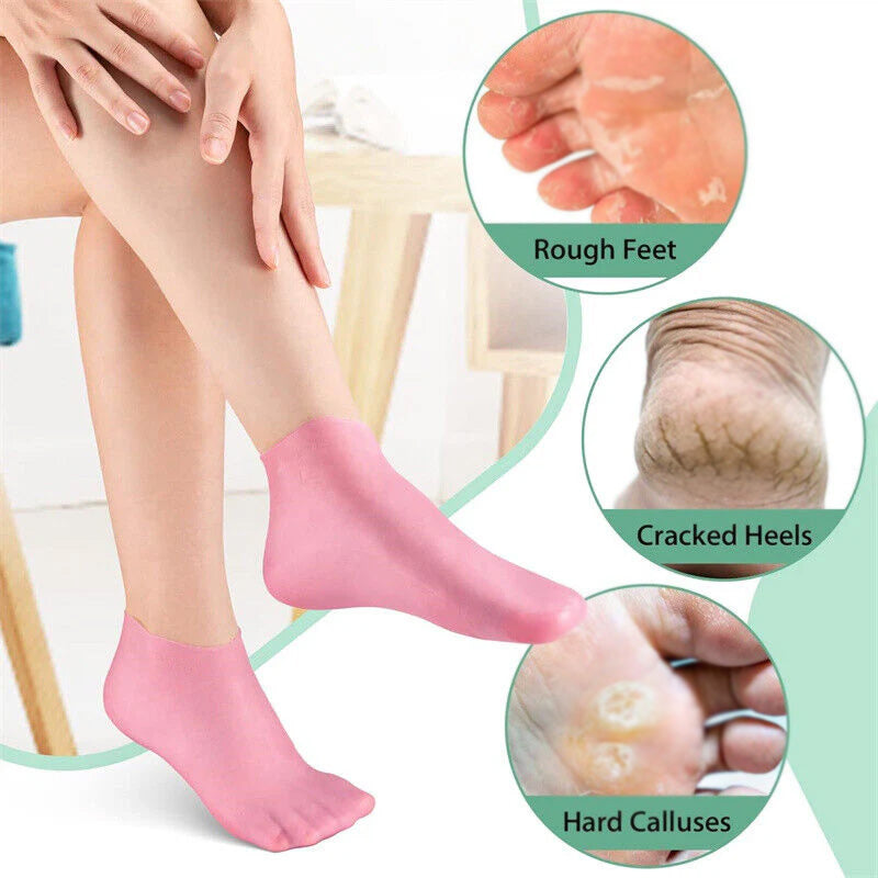 Silicone Moisturizing Socks for Foot Care